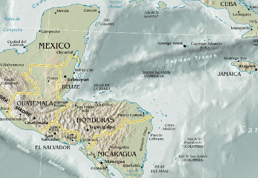 Caribbean Map